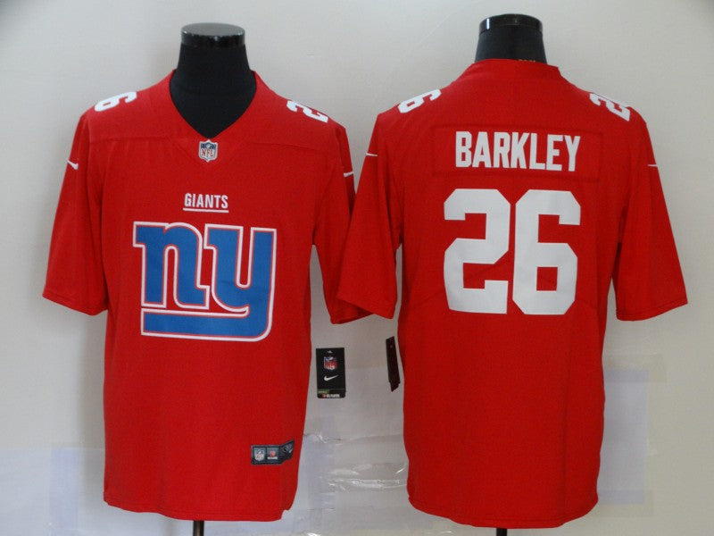 Men's New York Giants Saquon Barkley #26 Red Player Game Jerseys