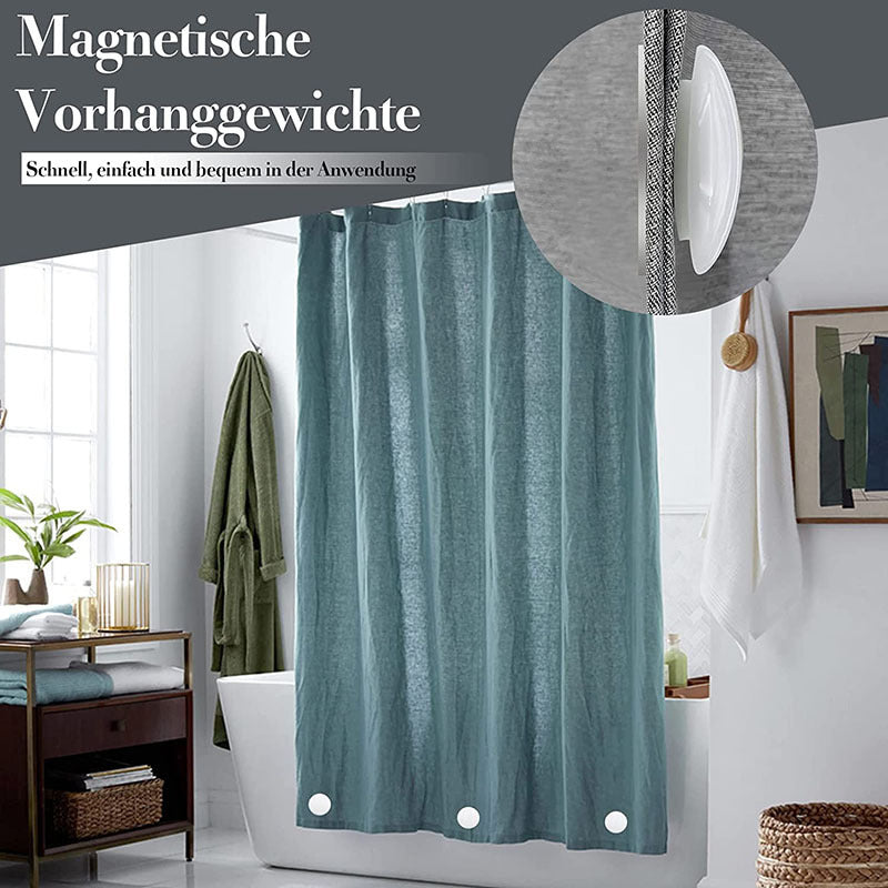 Household Magnetic Curtain Shower Curtain Counterweight Device – Maximize Space, Minimize Mess
