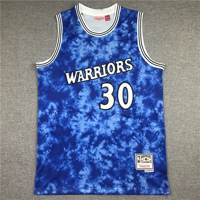 Men's Golden State Warriors Stephen Curry Mitchell & Ness Blue Swingman Jerseys