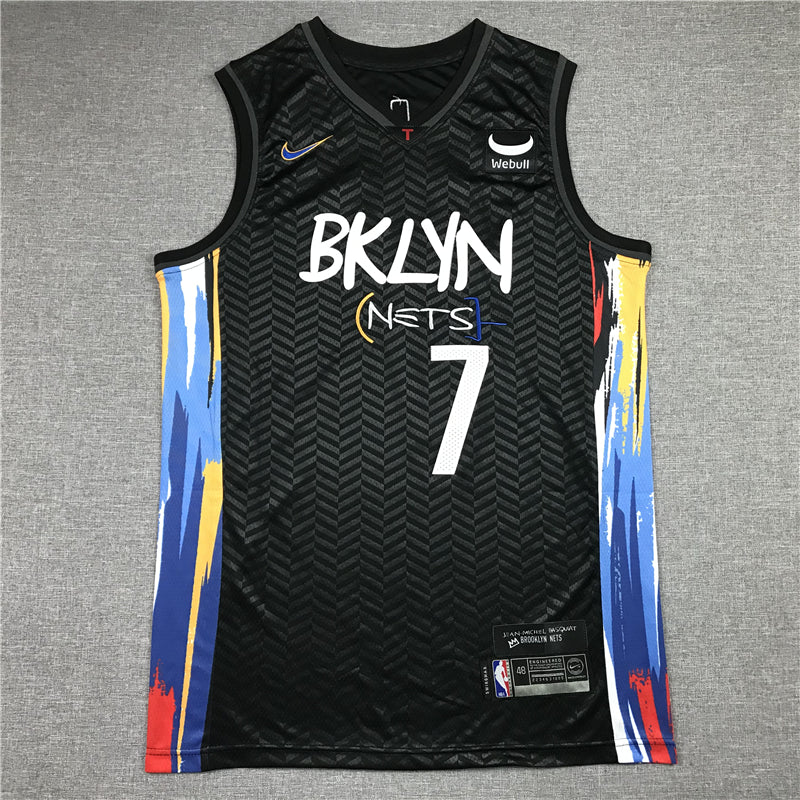 Men's Brooklyn Nets Kevin Durant Black 2020/21 Swingman Jerseys - City Edition
