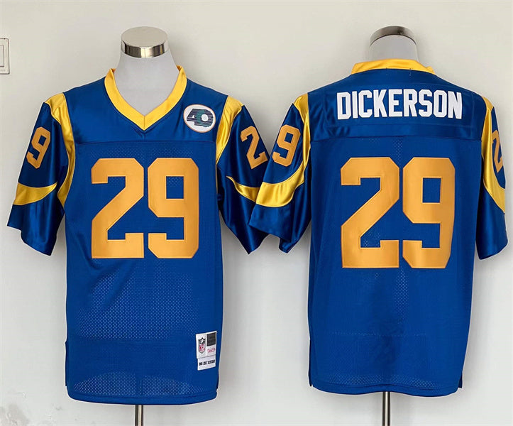 Men's San Louis Rams Eric Dickerson Mitchell & Ness Blue Legacy Replica Jerseys