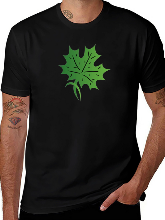 Maple Leaf Graphic Tee - Stylish Casual Wear