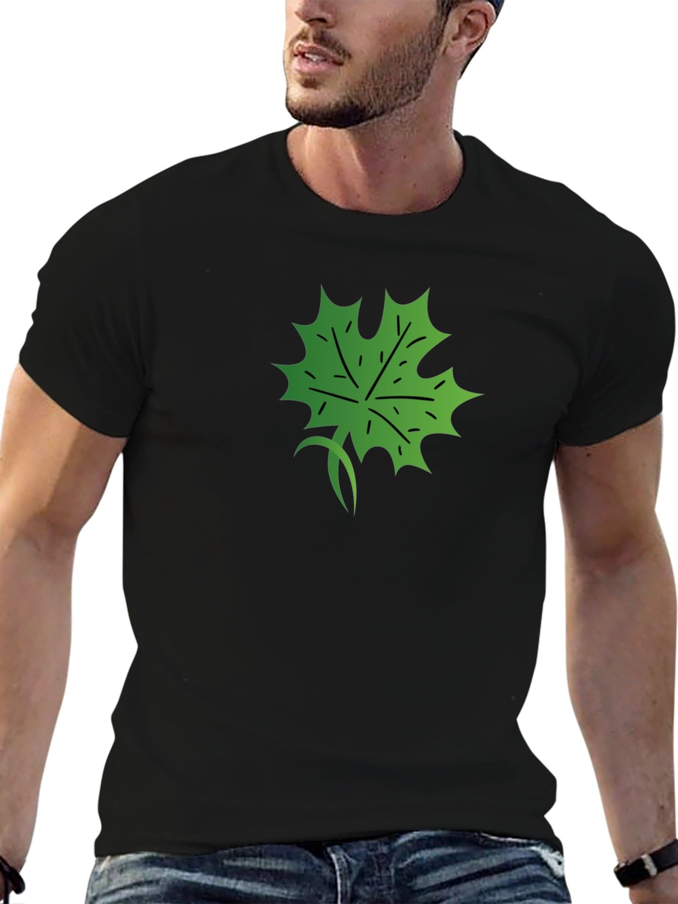 Maple Leaf Graphic Tee - Stylish Casual Wear