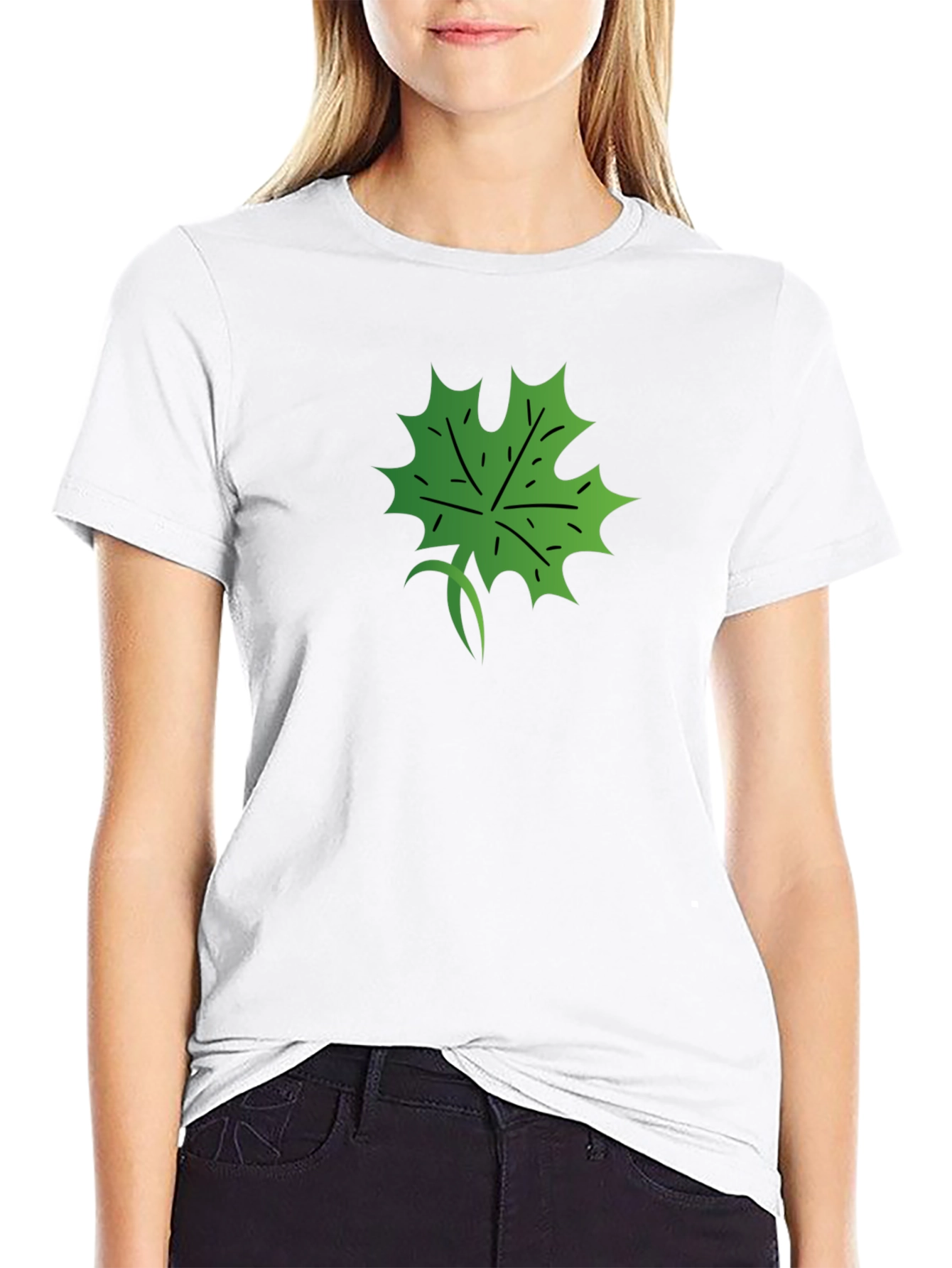 Maple Leaf Graphic Tee - Stylish Casual Wear
