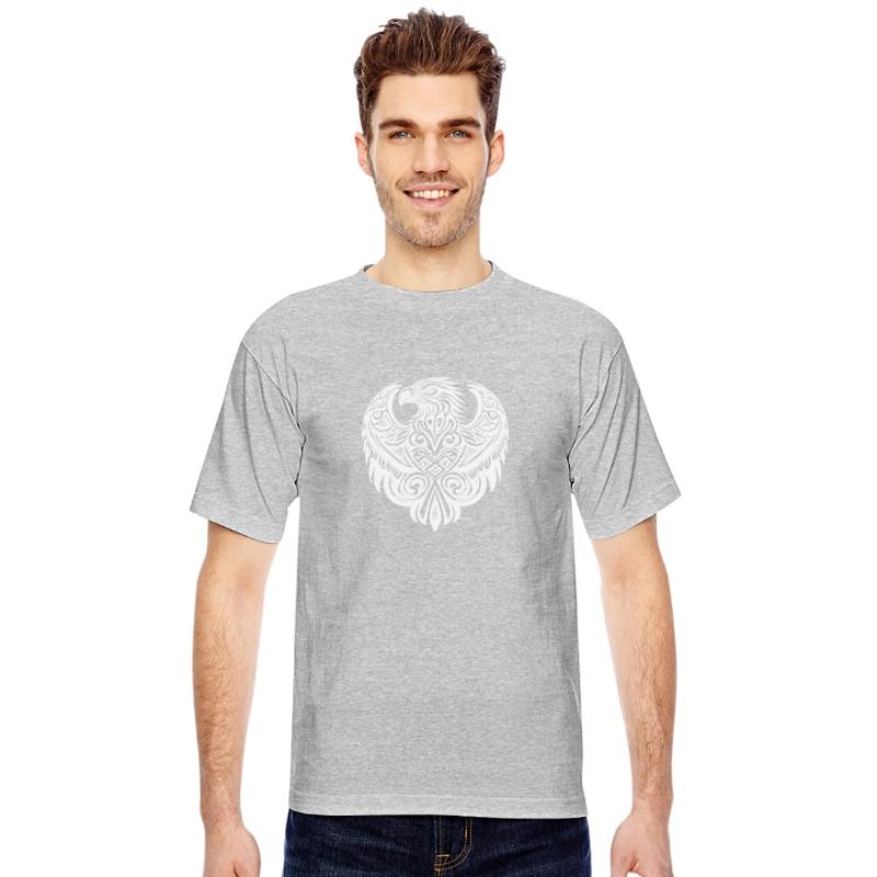 Eagle Head Logo In Tattoo Cartoon Style