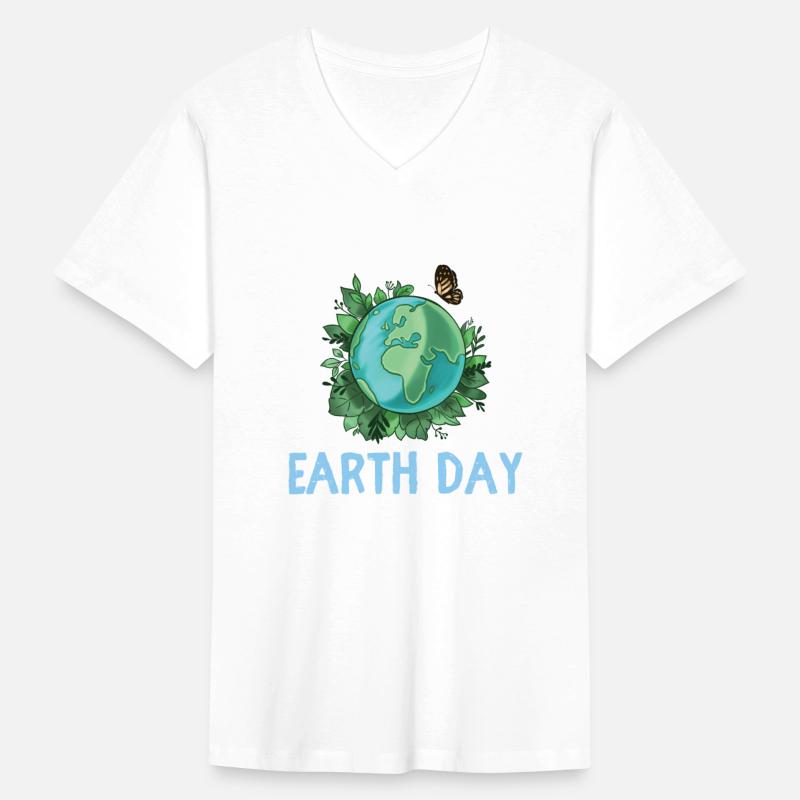 Earth Day Gift Globe Plants Butterfly Save the