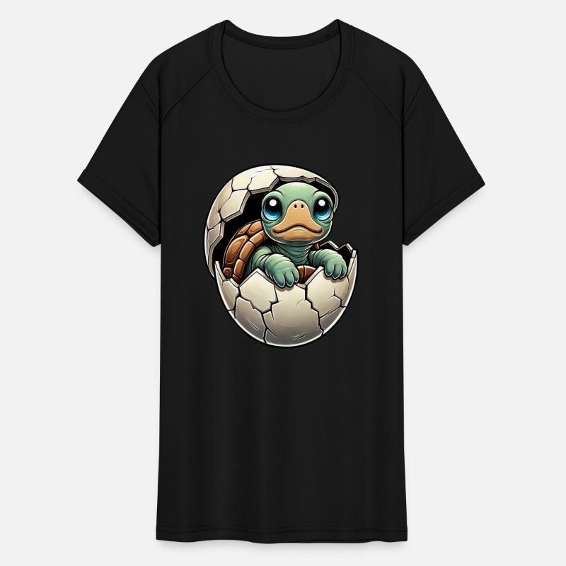 Easter turtle hatching cute colorful