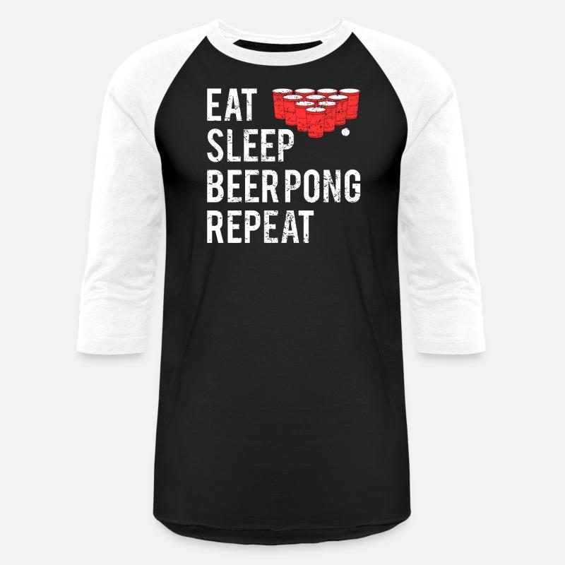 Eat Sleep Beer Pong Repeat Funny Quote Gift
