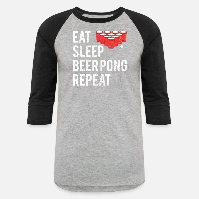 Eat Sleep Beer Pong Repeat Funny Quote Gift