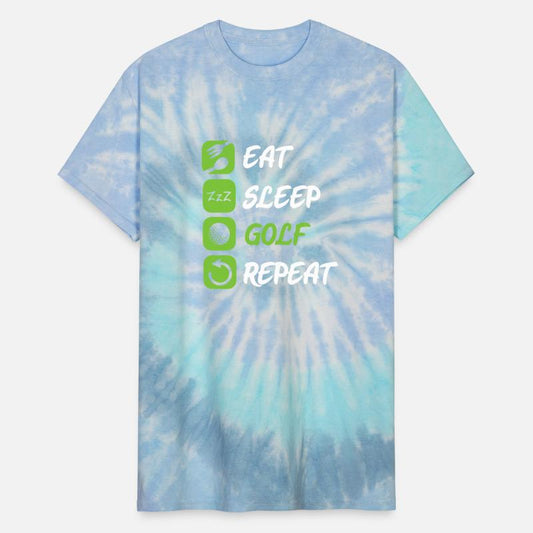 Eat Sleep Golf Repeat Golfing Golfer Golf Ball