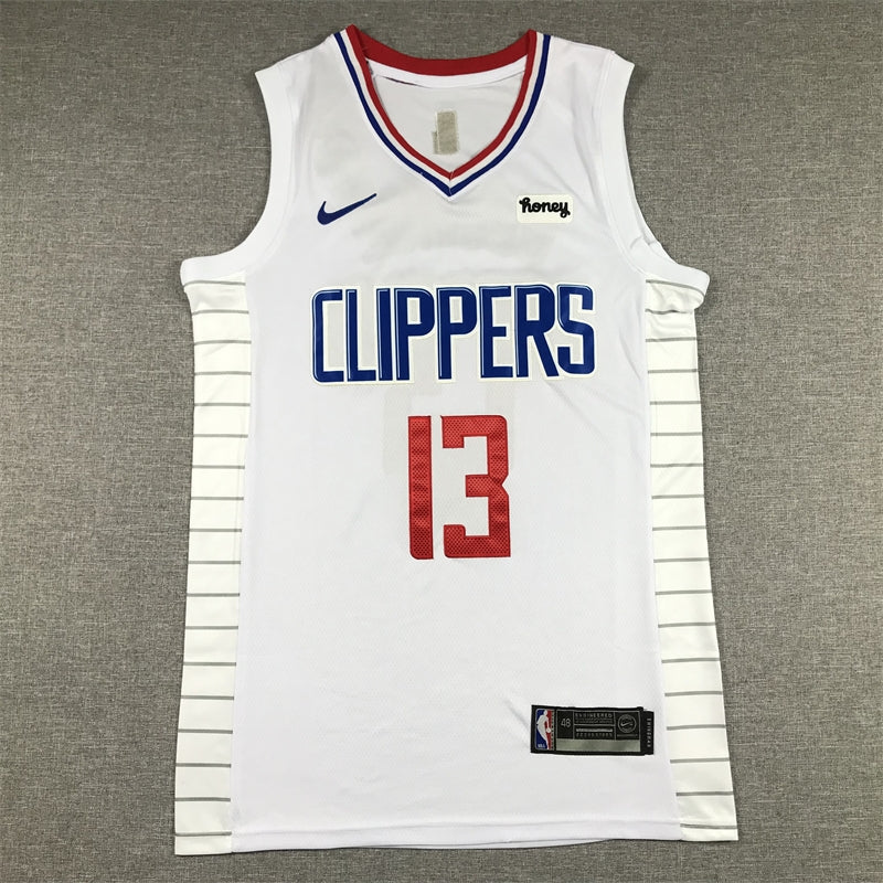 Men's LA Clippers Paul George #13 White 2022/23 Swingman Jerseys