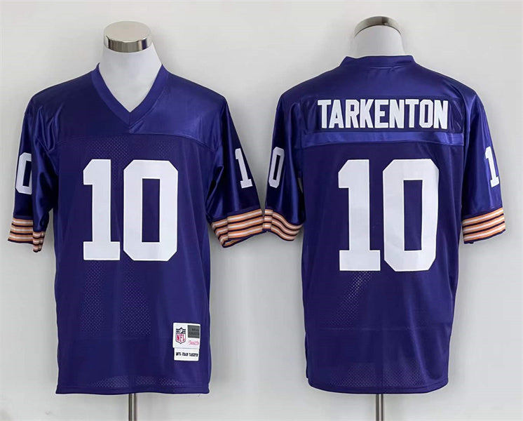 Men's Minnesota Vikings Fran Tarkenton Mitchell & Ness Purple Legacy Replica Jerseys