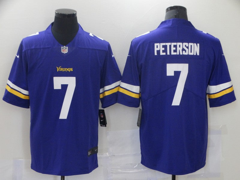 Men's Minnesota Vikings Patrick Peterson #7 Purple Game Jerseys