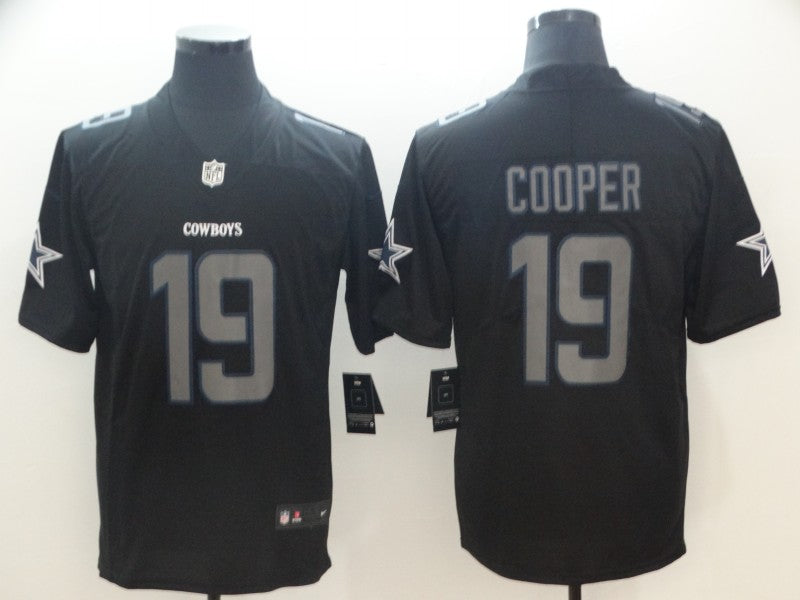 Men's Dallas Cowboys Amari Cooper #19 Black Alternate Player Game Jerseys