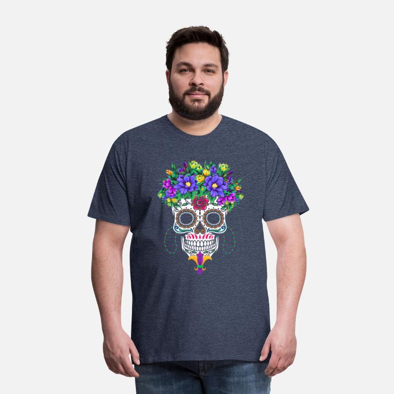 El Dia De Los Muertos Mardi Gras Costume Flower