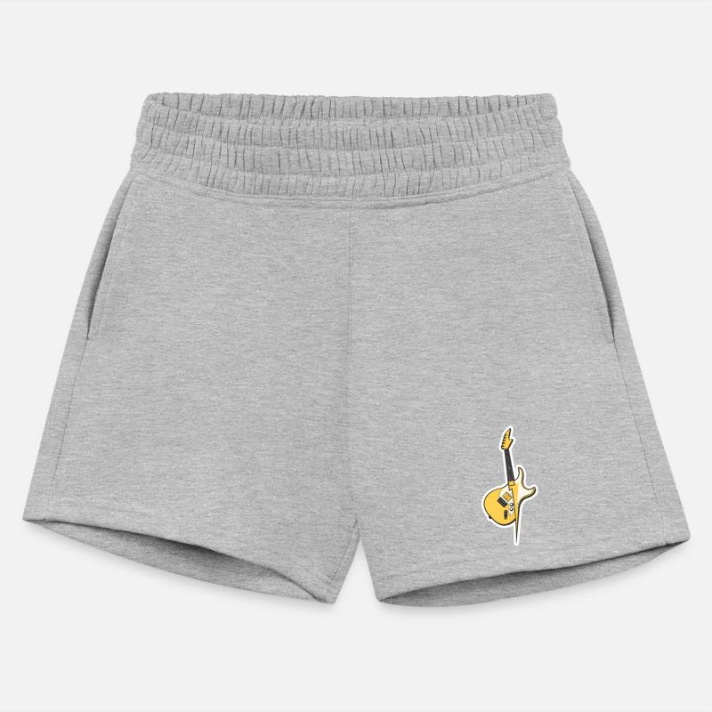 Electric Guitar with Lightning Accent