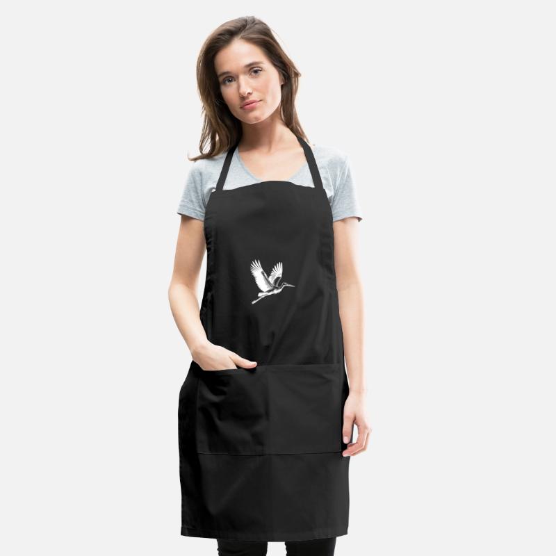 Elegant Flying Stork