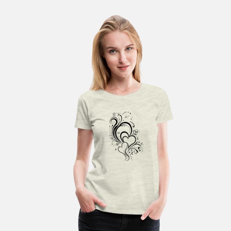 Elegant Heart and Swirl Design