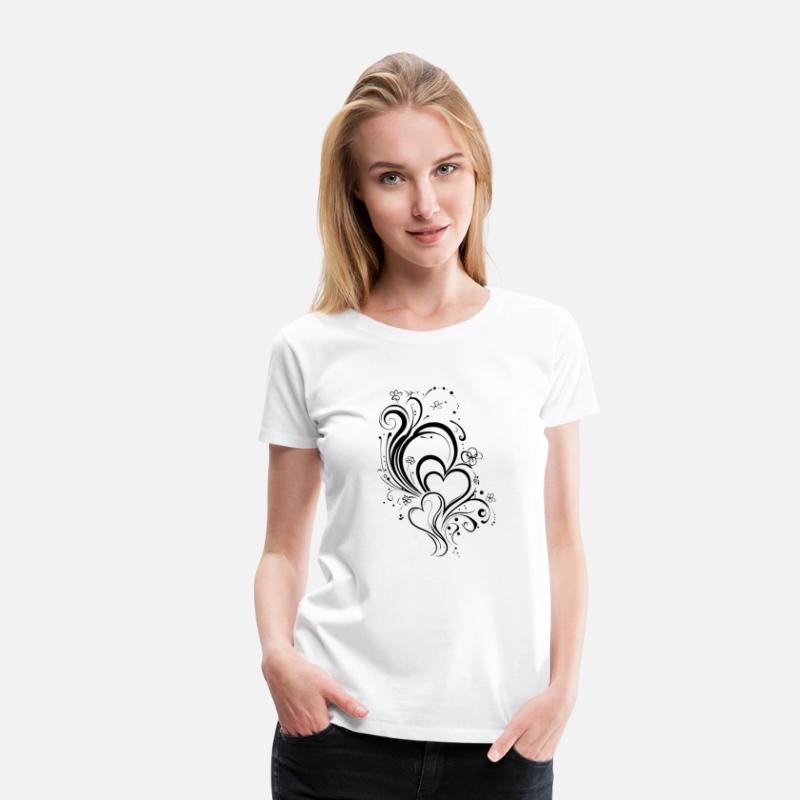 Elegant Heart and Swirl Design
