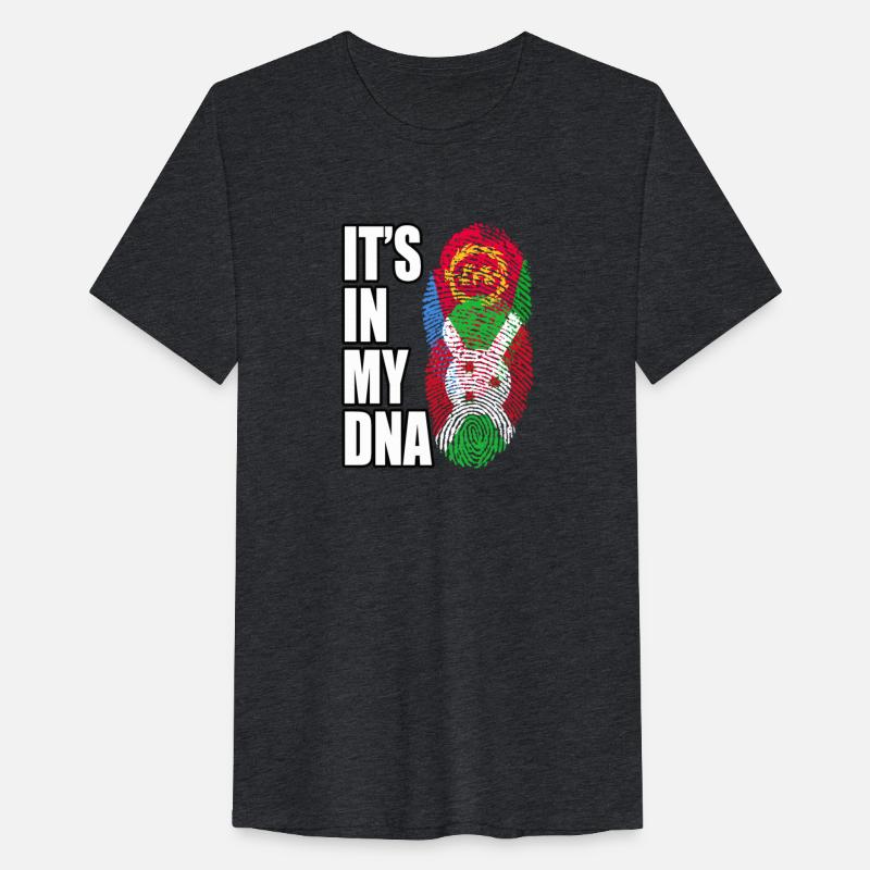 Eritrean And Burundian Mix Heritage DNA Flag