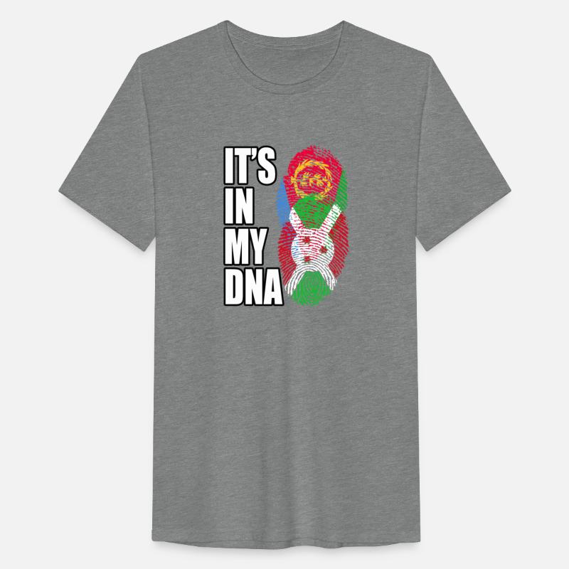 Eritrean And Burundian Mix Heritage DNA Flag
