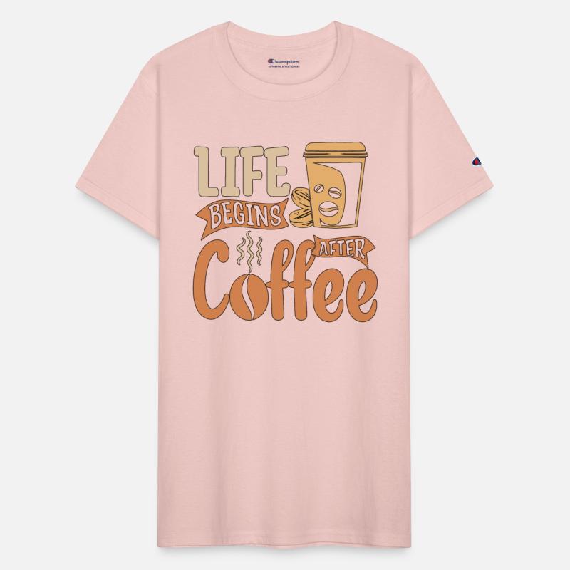 Espresso Life Begins After Coffee Caffeine Latte