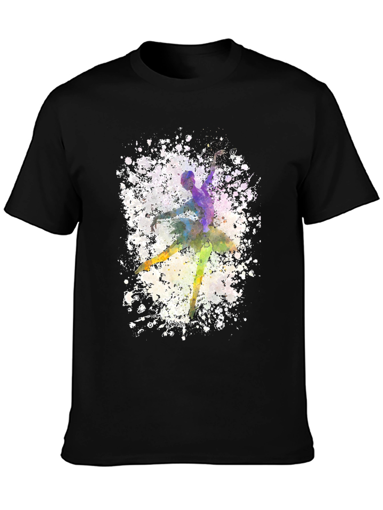 Watercolor Ballerina Graphic T-Shirt