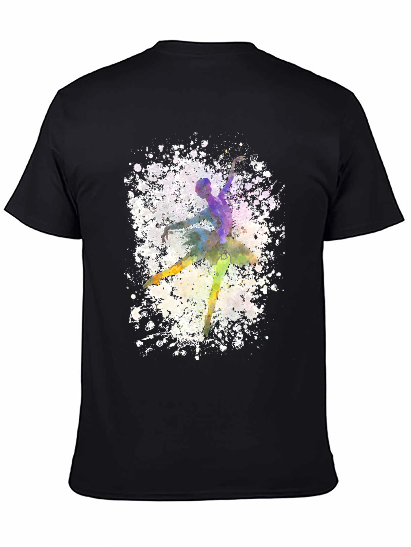 Watercolor Ballerina Graphic T-Shirt