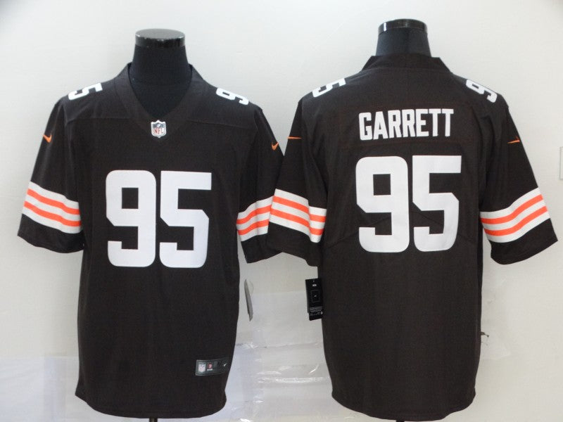 Men's Cleveland Browns Myles Garrett #95 Brown Game Player Jerseys