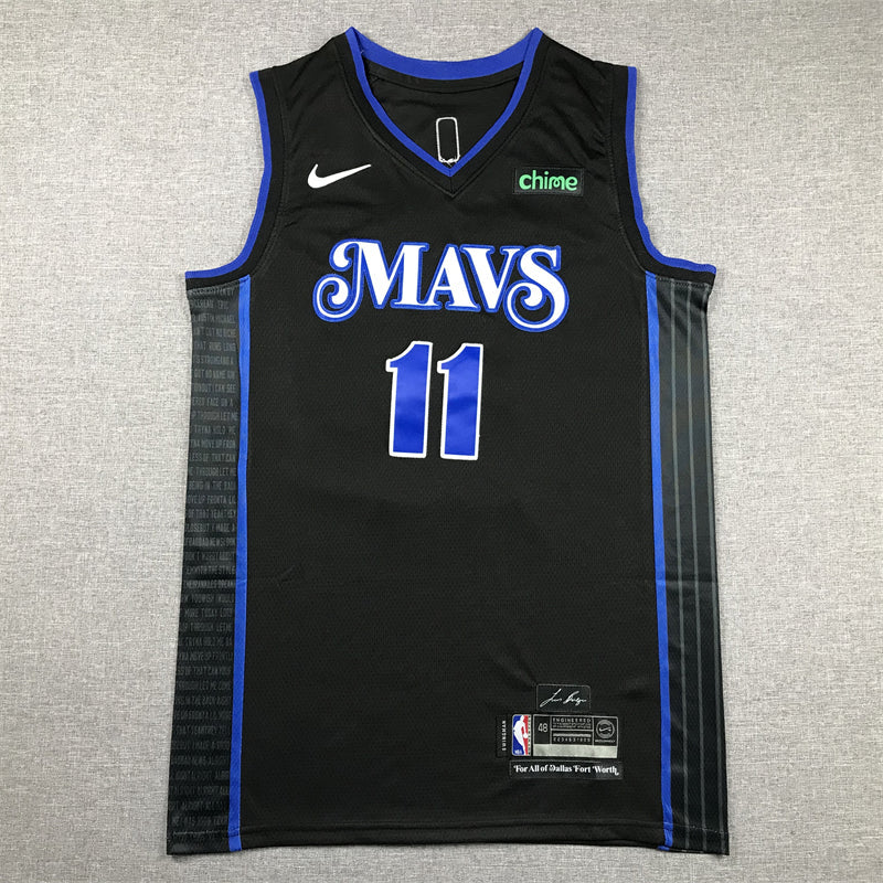 Men's Dallas Mavericks Kyrie Irving #11 Black 2023/24 Swingman Jerseys - City Edition