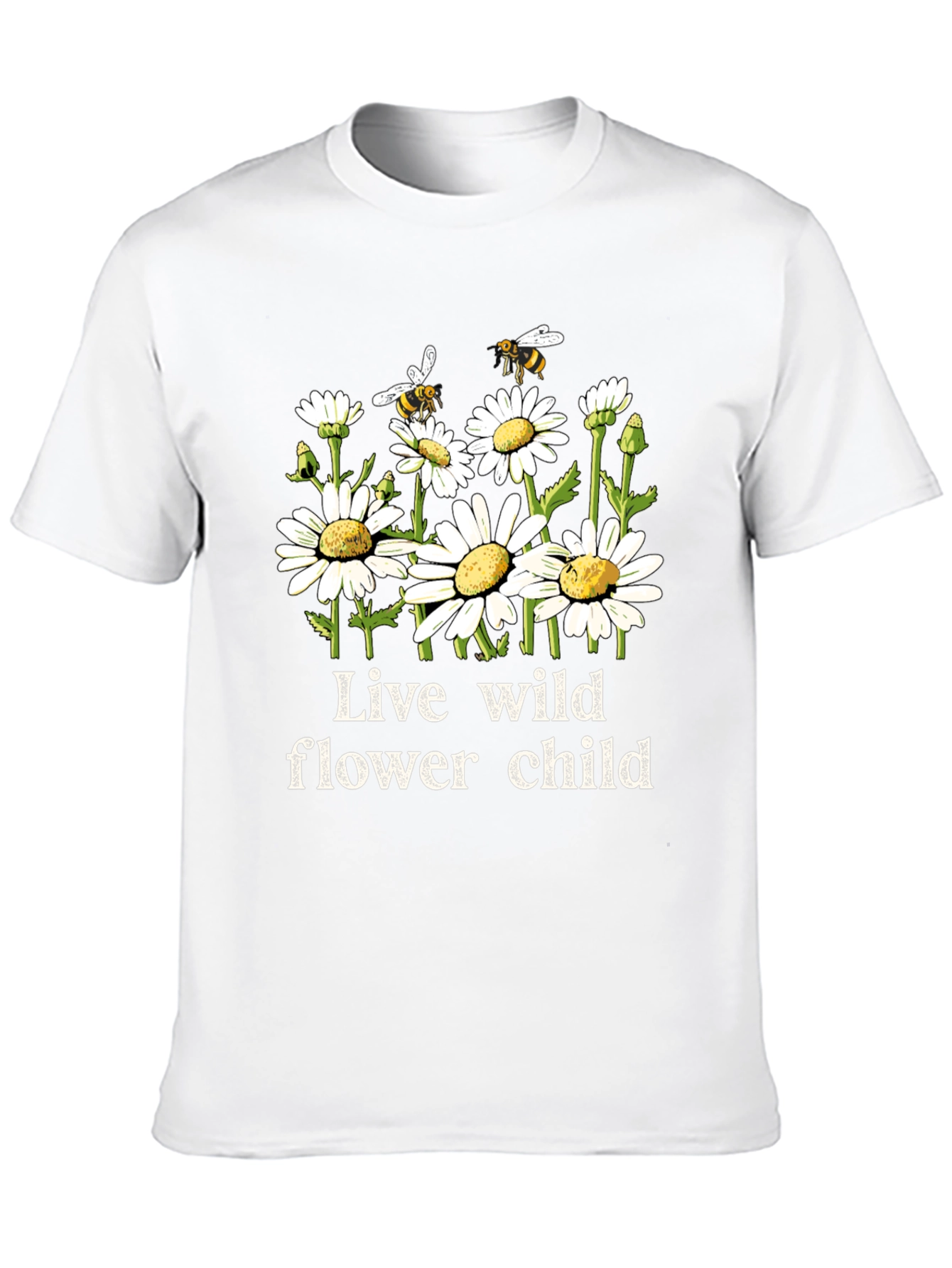 Live Wild Flower Child Graphic Tee