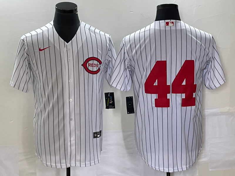 Men's Cincinnati Reds Elly De La Cruz #44 White 2022 MLB at Field of Dreams Game Authentic Player Jerseys