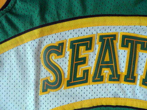 SuperSonics No. 35 Durant Green Retro Fan Edition New Fabric Jersey