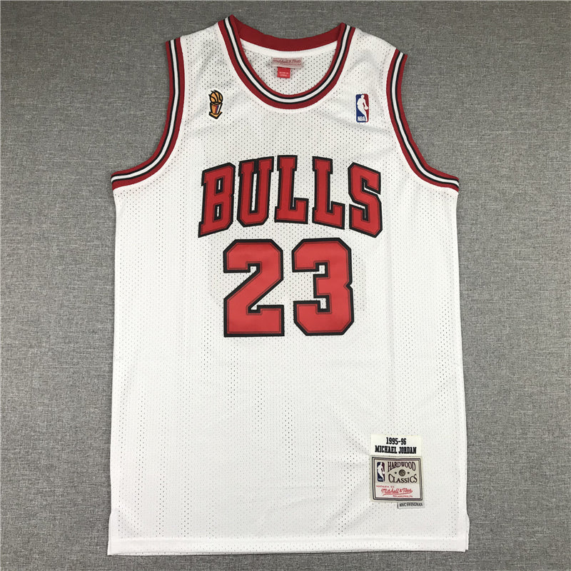 Men's Chicago Bulls Michael Jordan 1995-96 Hardwood Classics Swingman Jerseys
