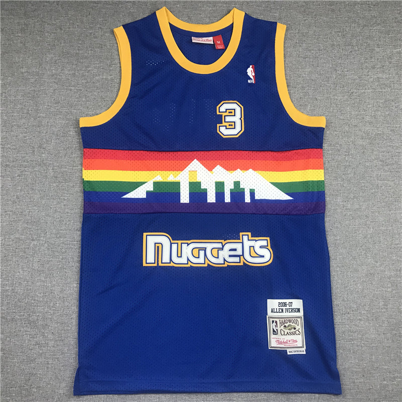 Men's Denver Nuggets Allen Iverson 2006-07 Hardwood Classics Swingman Jerseys