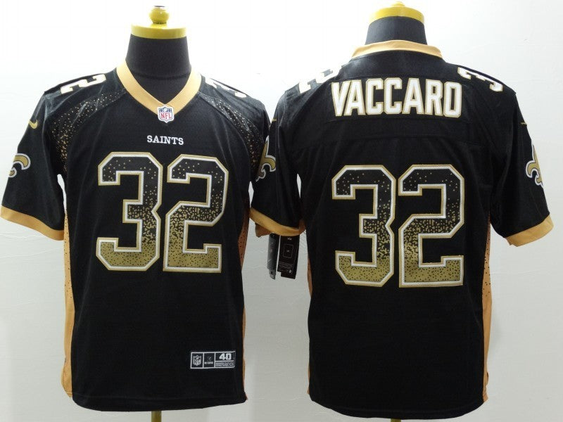 Men's New Orleans Saints Kenny Vaccaro #32 Black Game Jerseys