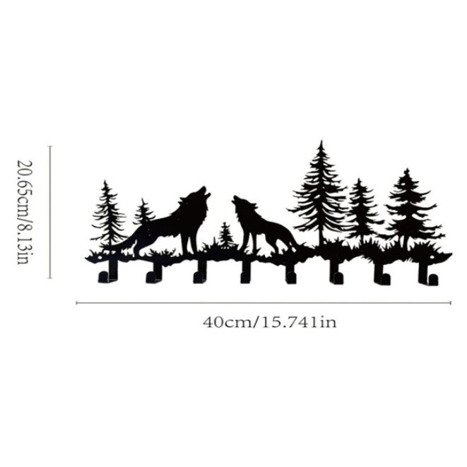 Wolf Key Holder Wall Mount – Your Daily Essential