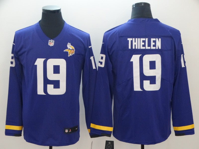Men's Minnesota Vikings Adam Thielen #19 Purple Player Game Jerseys