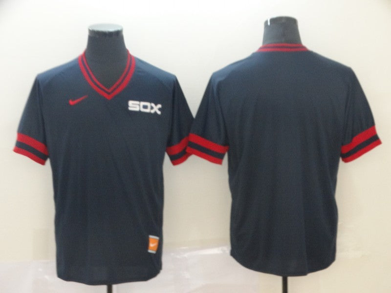 Men's Chicago White Sox Navy Cooperstown Collection Blank Jerseys