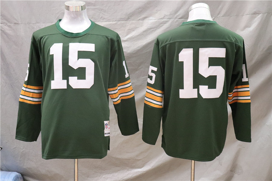 Men's Green Bay Packers Bart Starr Mitchell & Ness Green Legacy Replica Player Jerseys
