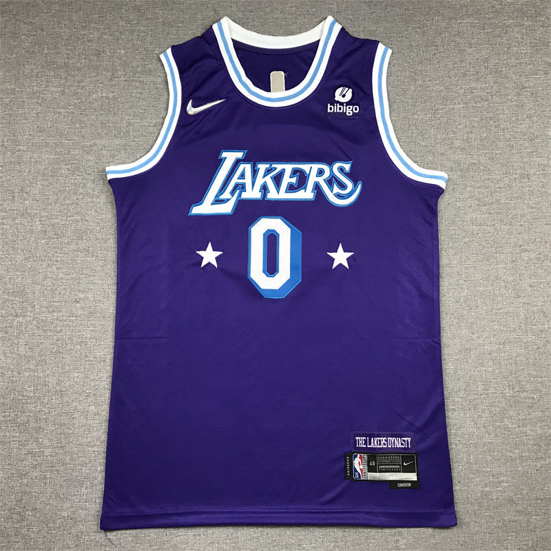 Men's Los Angeles Lakers Russell Westbrook Purple 2021/22 Swingman Jerseys