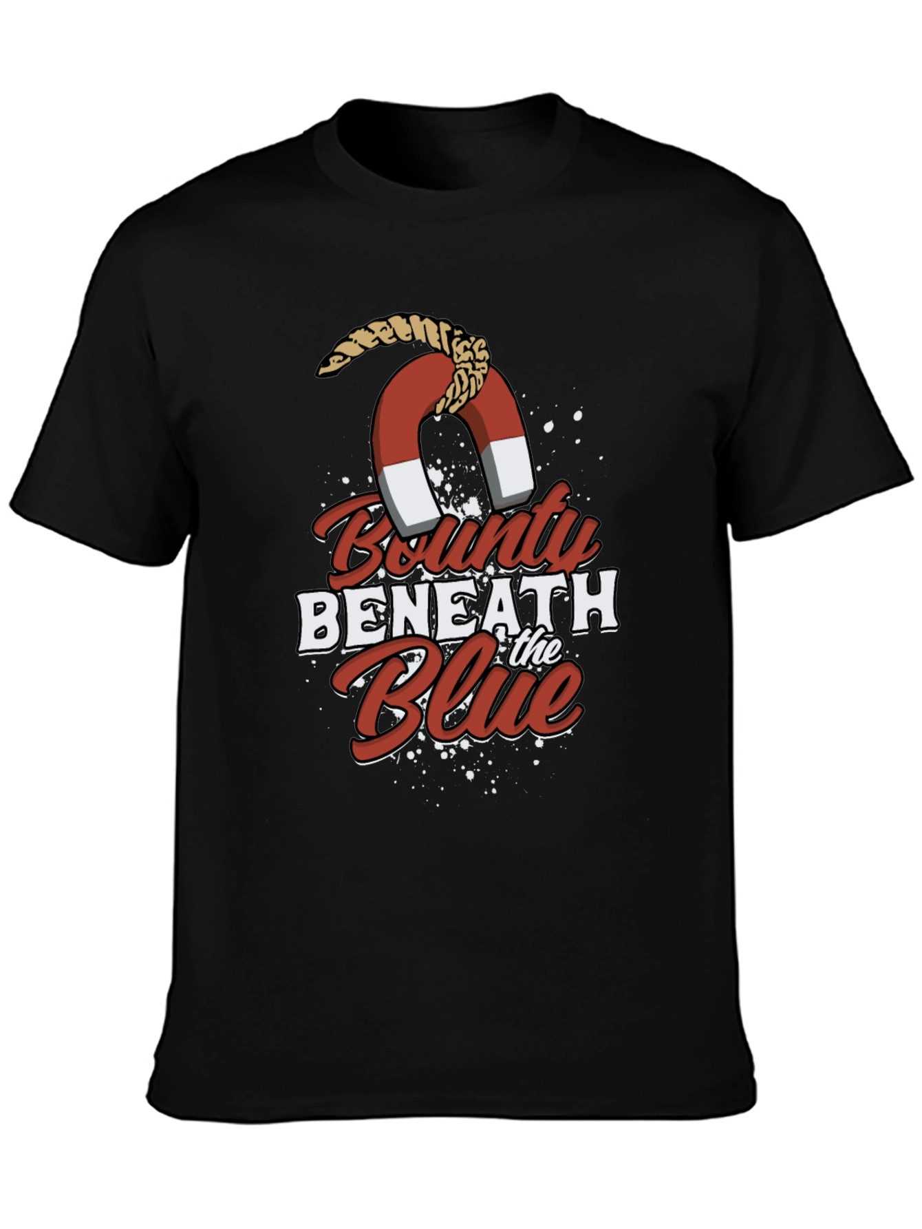 Bounty Beneath the Blue Graphic Tee - Black