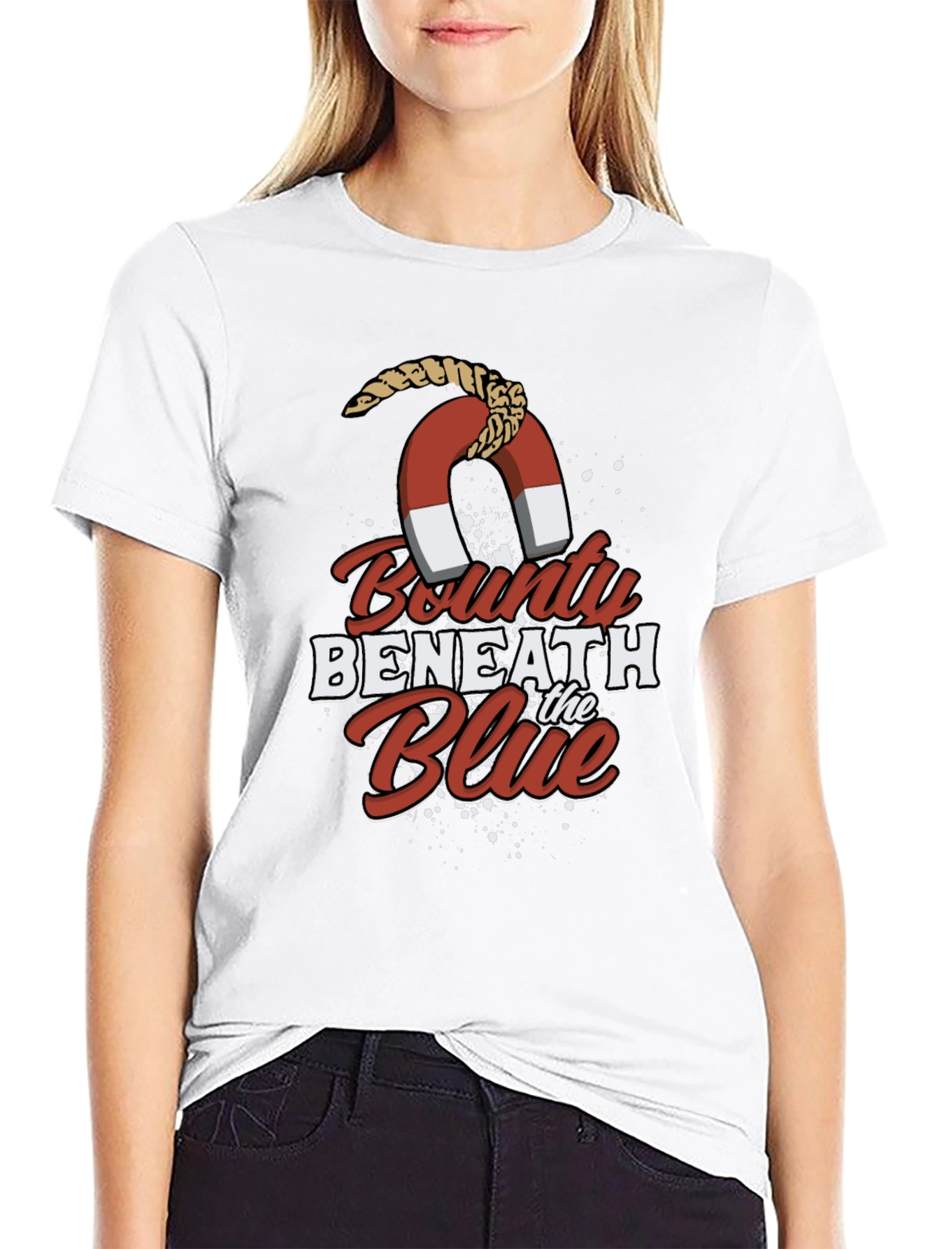 Bounty Beneath the Blue Graphic Tee - Black