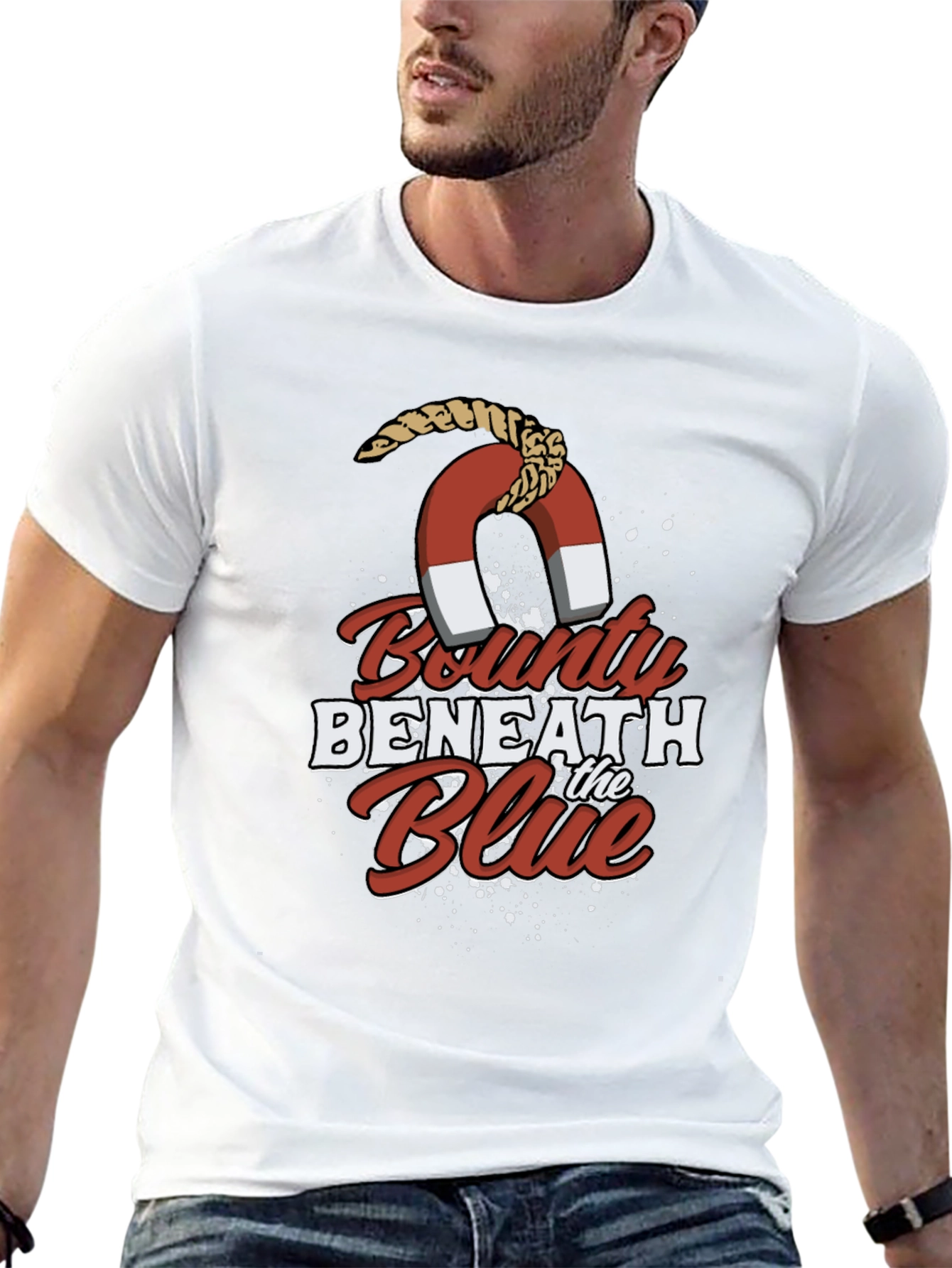 Bounty Beneath the Blue Graphic Tee - Black