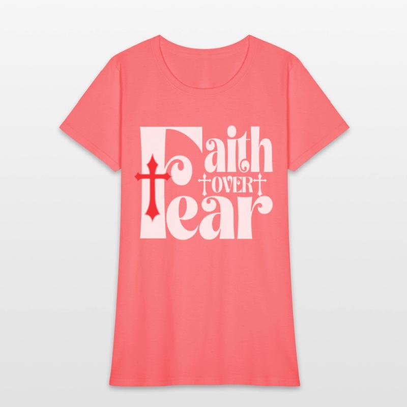 Faith Over Fear Love Jesus Christian Christmas