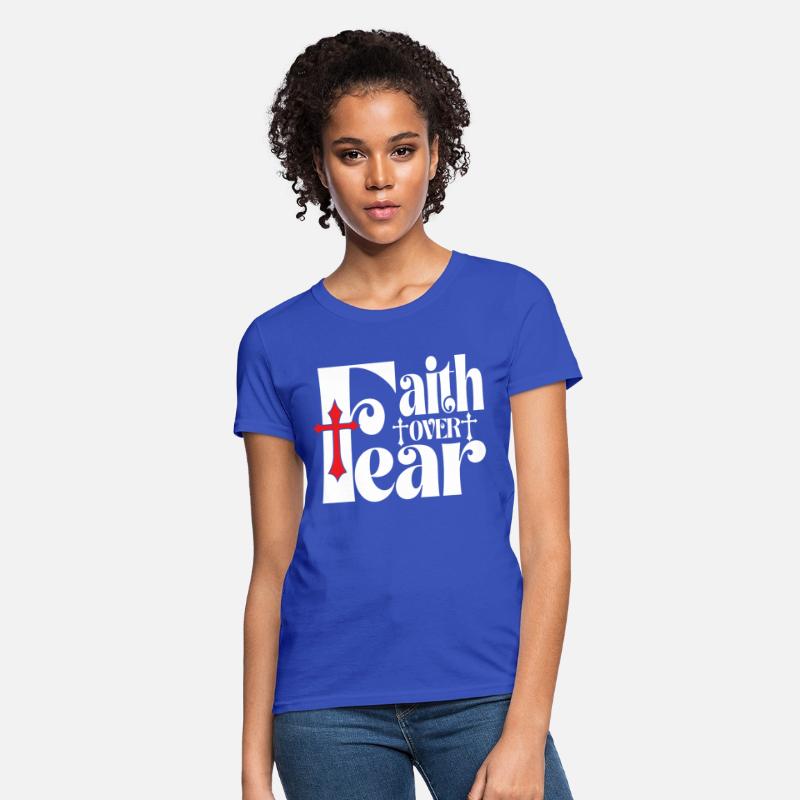 Faith Over Fear Love Jesus Christian Christmas