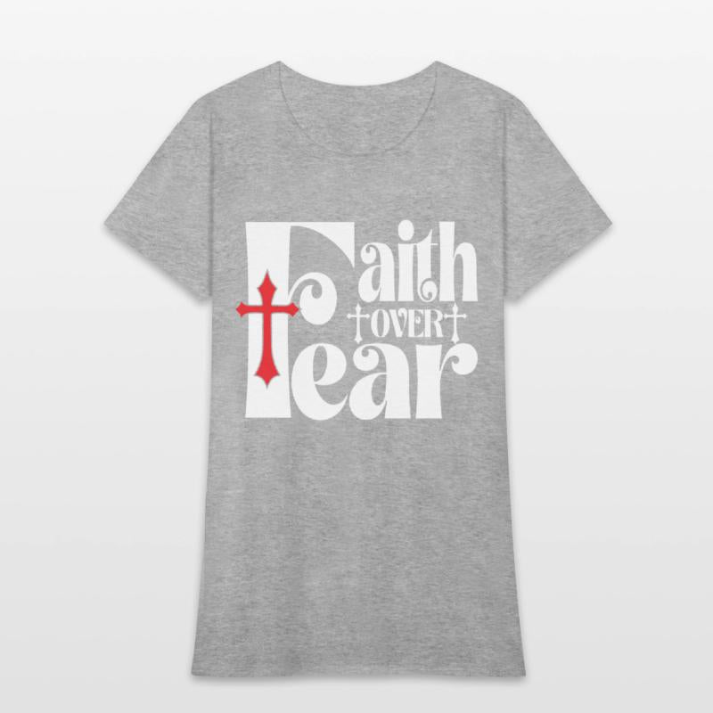 Faith Over Fear Love Jesus Christian Christmas