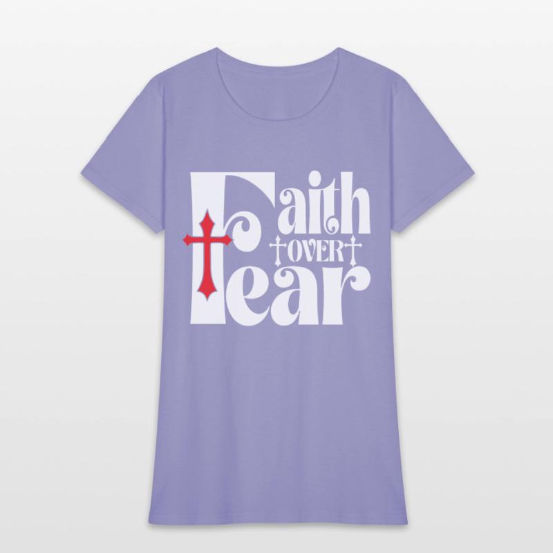 Faith Over Fear Love Jesus Christian Christmas