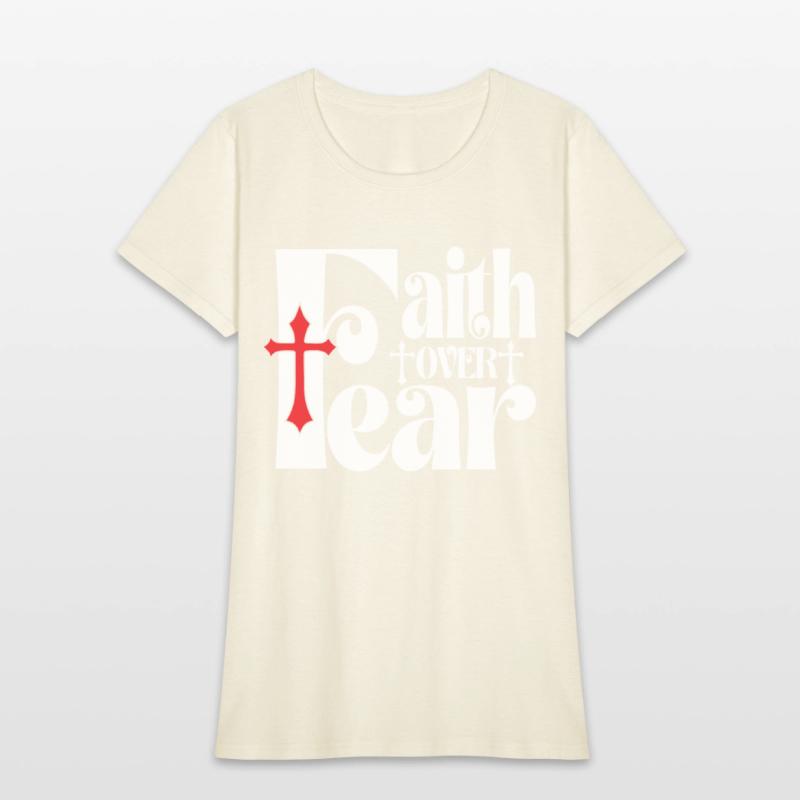 Faith Over Fear Love Jesus Christian Christmas