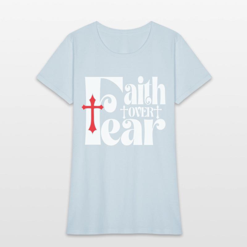Faith Over Fear Love Jesus Christian Christmas